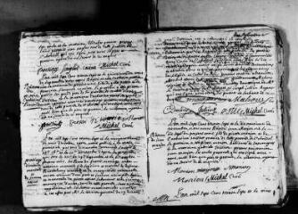 Baptêmes, mariages, sépultures, 1737-1739, 1745-an II)