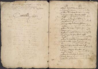 Répertoires alphabétiques des actes. 1621-1637.