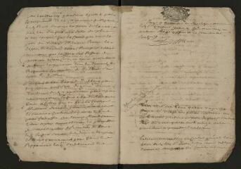 Délibérations consulaires (10 mai 1694 - 20 juillet 1732).