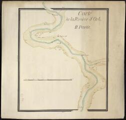 1 vue - Carte de la rivière d\'Orb, feuille n° 2. 1 Fi 111/2 (ouvre la visionneuse)
