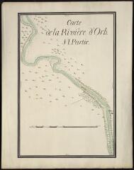 1 vue  - Carte de la rivière d\'Orb, feuille n° 6. 1 Fi 111/6 (ouvre la visionneuse)
