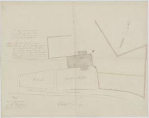 1 vue  - [Projet de cimetière] : plan levé au graphomètre / [Barafort], géomètre. – Cournonsec, 14 février 1854. 2 O 87/15/1 (ouvre la visionneuse)