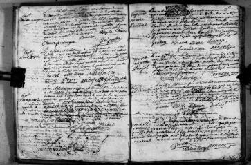 184 vues Sainte-Anne.- Baptêmes, mariages, sépultures (1721, novembre-1725, mars) 5 MI 1/36