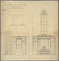 1 vue  - Plan 1. Avant-projet pour la chapelle des Évêques. / Nodet, Henri. 26 Fi 1 (ouvre la visionneuse)
