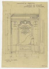 1 vue  - Plan 9. 3ème projet pour le tombeau. Mai 1925. / Nodet, Henri. 26 Fi 9 (ouvre la visionneuse)