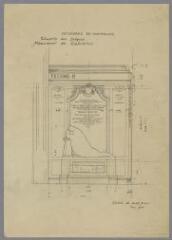 1 vue  - Plan 10. 3ème projet pour le tombeau. Mai 1925. / Nodet, Henri. 26 Fi 10 (ouvre la visionneuse)