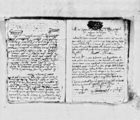 77 vues  - Saint-Nazaire.- Baptêmes, mariages, sépultures (8 octobre 1702-31 mars 1718) 1 MI EC 32/40 (ouvre la visionneuse)