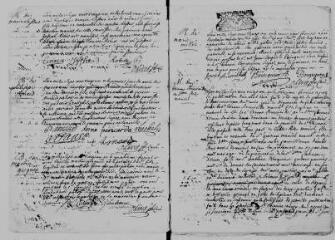 124 vues  - Saint-Sever.- Baptêmes, mariages, sépultures (1720-1724) 1 MI EC 3/9 (ouvre la visionneuse)