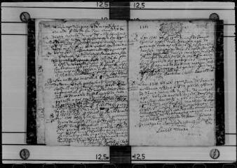 44 vues  - Baptêmes, mariages, sépultures (1700-1710) 1 MI EC 8/1 (ouvre la visionneuse)