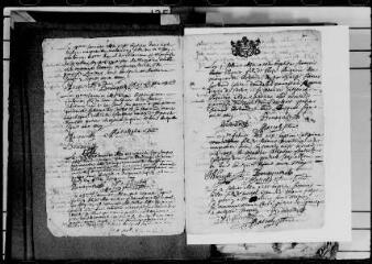 474 vues Saint-Alexandre.- Baptêmes, mariages, sépultures (1682-1716), abjurations (1684-1686) 1 MI EC 28/1