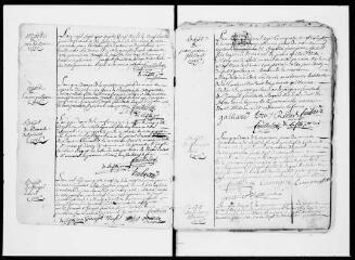 30 vues  - Baptêmes, mariages, sépultures (19 octobre 1784-23 août 1797) 1 MI EC 112/1 (ouvre la visionneuse)