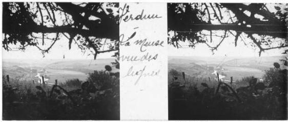 1 vue  - Verdun, la Meuse vue des lignes / [Anonyme]. 41 Fi 57 (ouvre la visionneuse)