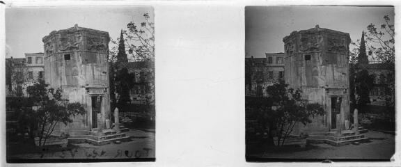 1 vue  - Grèce - Athènes : Tour des vents, 22 avril 1926. Tourisme autour de la Méditerranée. / [Famille SOULAS (photographe)] (ouvre la visionneuse)